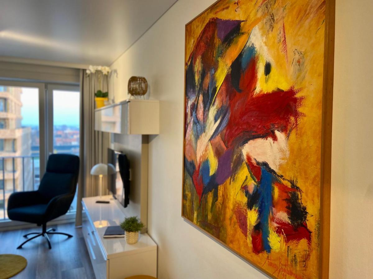 شقة أوستيند  في Moderne Studio Aan Zee المظهر الخارجي الصورة