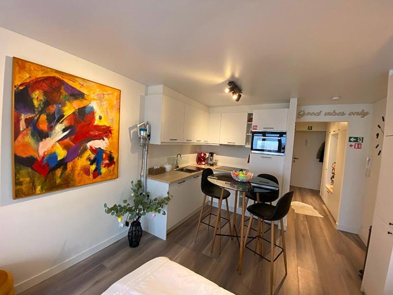 شقة أوستيند  في Moderne Studio Aan Zee المظهر الخارجي الصورة