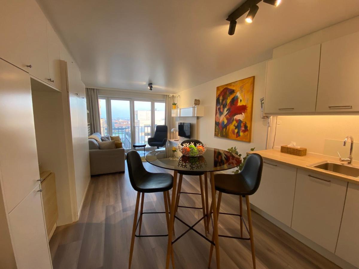شقة أوستيند  في Moderne Studio Aan Zee المظهر الخارجي الصورة