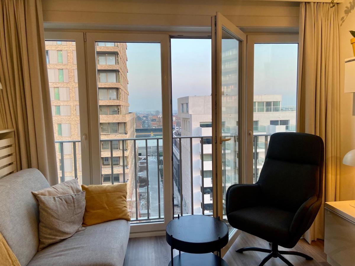 شقة أوستيند  في Moderne Studio Aan Zee المظهر الخارجي الصورة