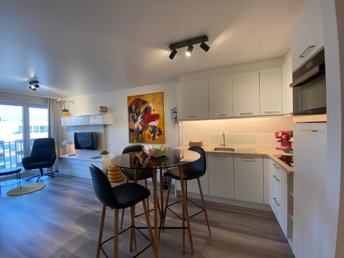 شقة أوستيند  في Moderne Studio Aan Zee المظهر الخارجي الصورة